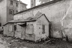 Outbuilding at the rear of the Aiken-Rhett kitchen